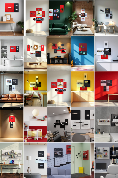 Mensole Magnetiche: L'Innovazione nell'Interior Design Modulare per una Parete Flessibile